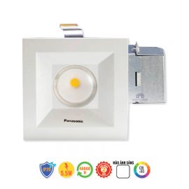Đèn LED âm trần Panasonic 5.5W vuông chống ẩm
