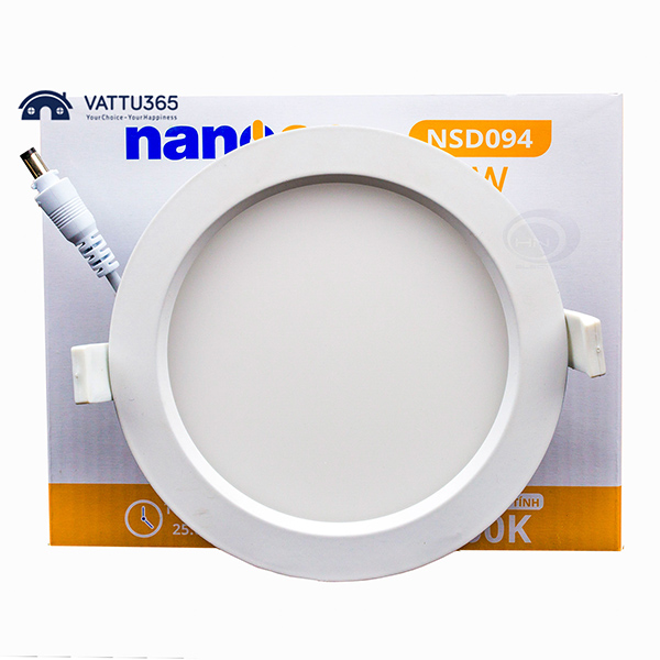 Đèn LED Âm Trần 18W Nanoco Vật Tư 365