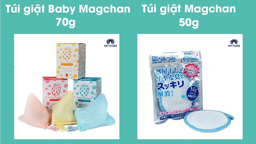 So sánh túi giặt Baby Magchan và túi giặt Sentaku Magchan