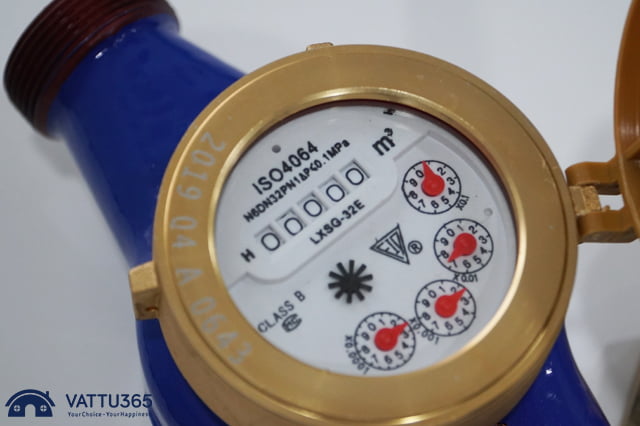 Trọn bộ đồng hồ nước từ Fuda phi 42 chính hãng