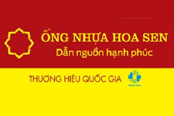 Slogan ống nhựa Hoa Sen "Dẫn nguồn hạnh phúc"