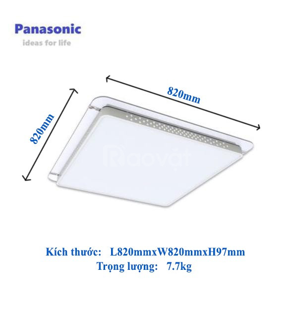 Cấu tạo kích thước đèn Đèn LED ốp trần Panasonic 48W HH-LAZ317588