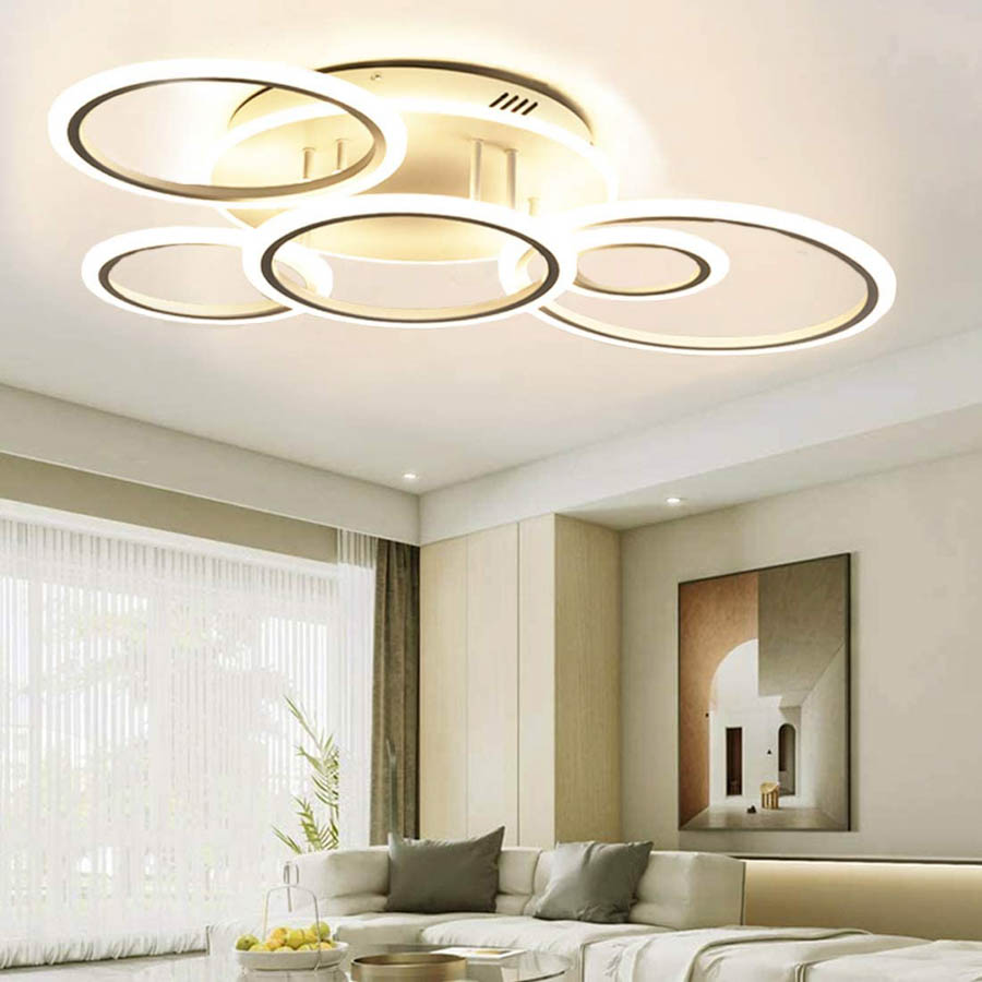 Đèn LED ốp trần trang trí phòng khách Pipi Zhu YSD-9527 | Vật Tư 365