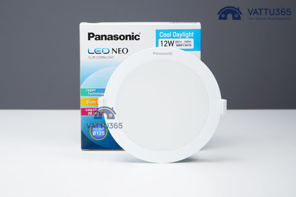 Đèn LED âm trần 12W Panasonic | Neo Slim Series chính hãng, giá rẻ