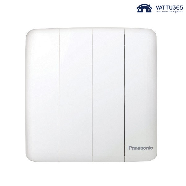 Bộ công tắc bốn WMT508-VN của Panasonic có màu trắng sáng tinh khôi