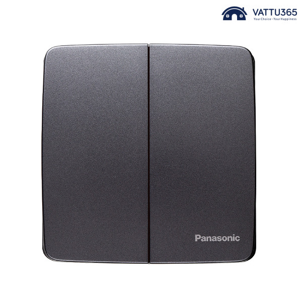 Bộ công tắc đôi trung gian Panasonic WMT596MYH-VN đen