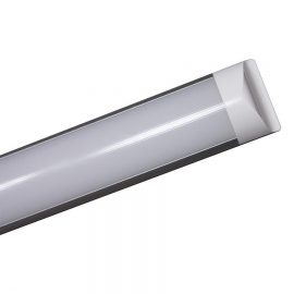 Đèn LED bán nguyệt Nanoco nhựa trắng viền nhôm
