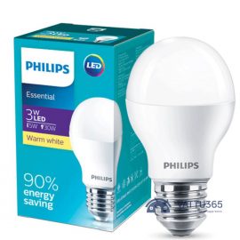Đèn LED bulb E27 3W Essential G4 - Philips