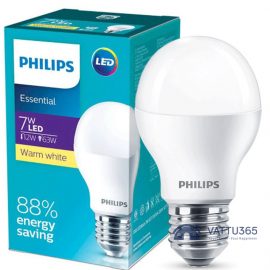 Đèn LED bulb E27 7W Essential G4 - Philips