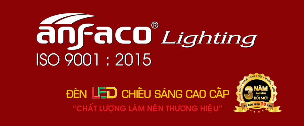 Bảng giá đèn Anfaco 2022 Chiết khấu cao | Catalogue đèn LED Anfaco