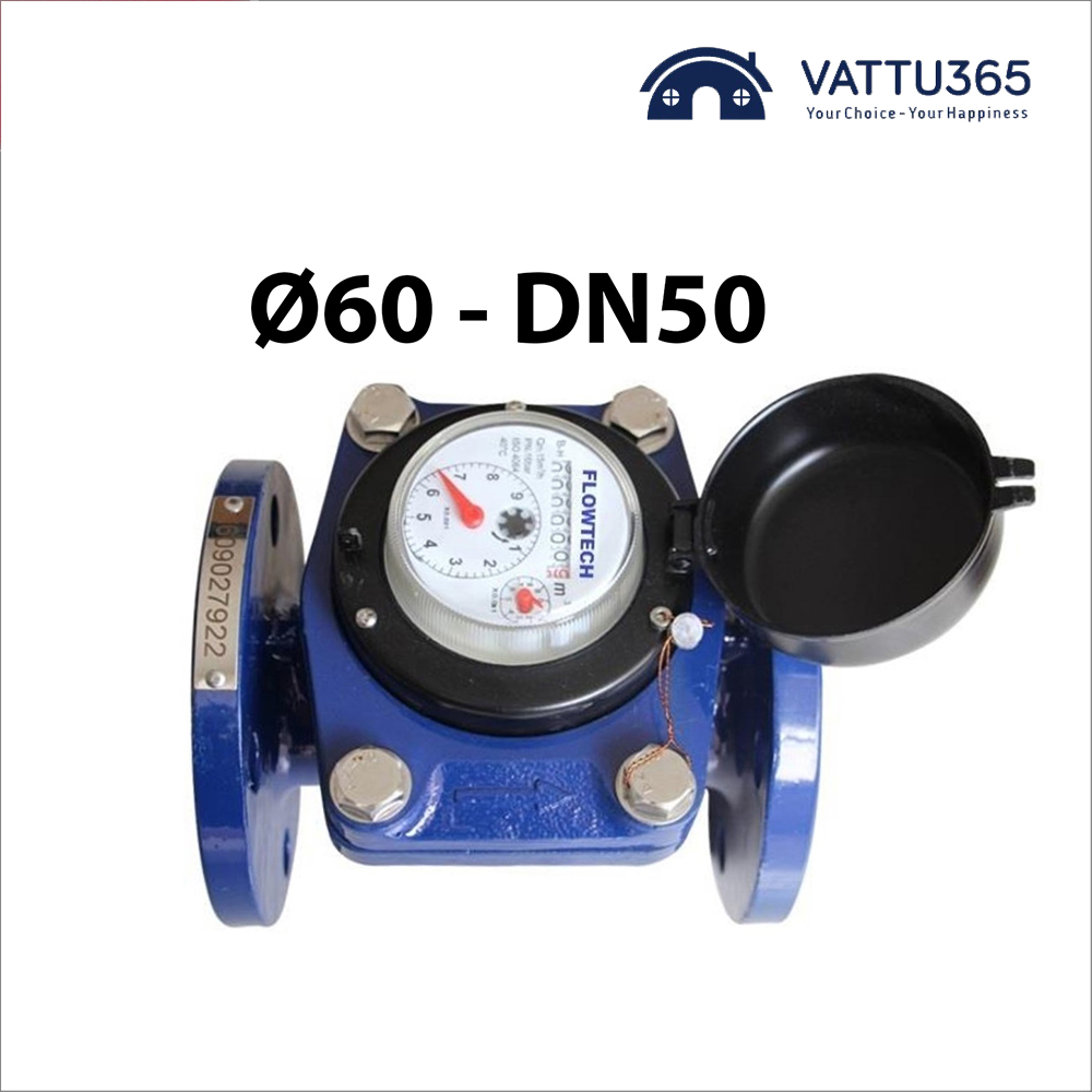 Đồng hồ nước sạch Flowtech phi 60 - DN50
