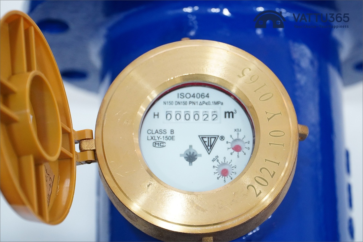 Mặt đồng hồ của đồng hồ nước cơ/từ Fuda phi 168 - DN150