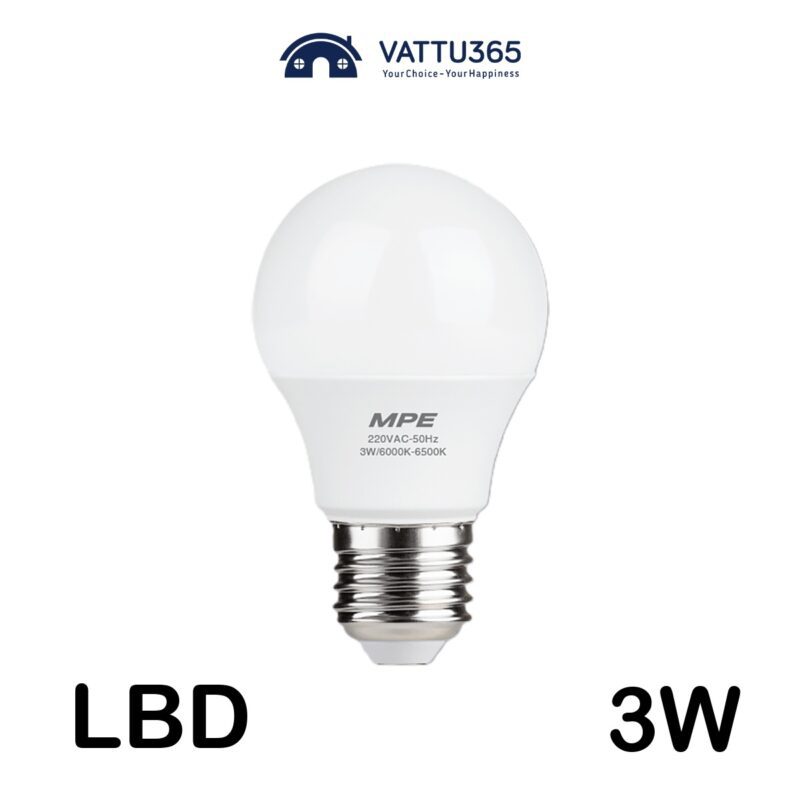 Bóng đèn LED Bulb 3W MPE LBD-3