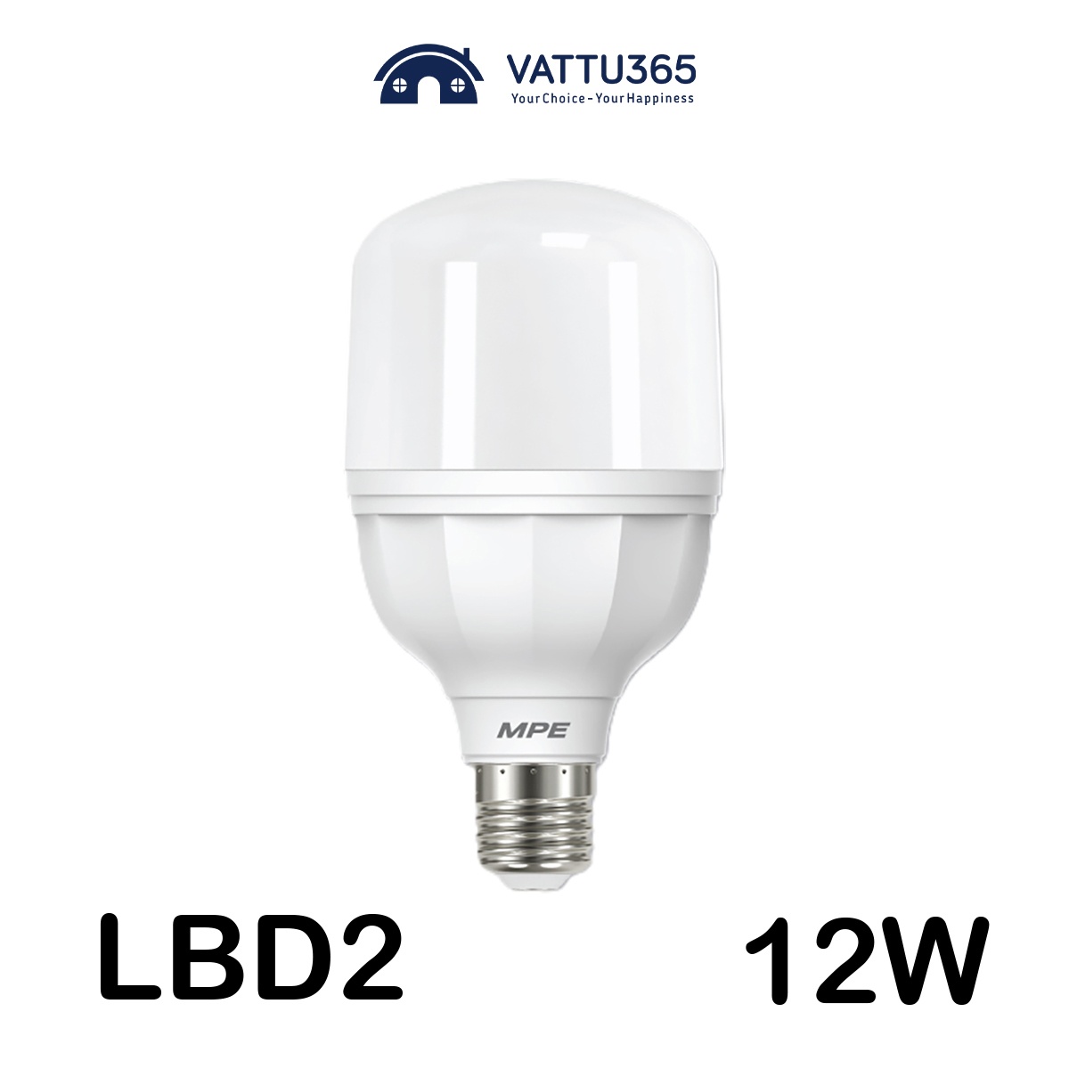 Đèn LED Bulb 12W MPE LBD2-12