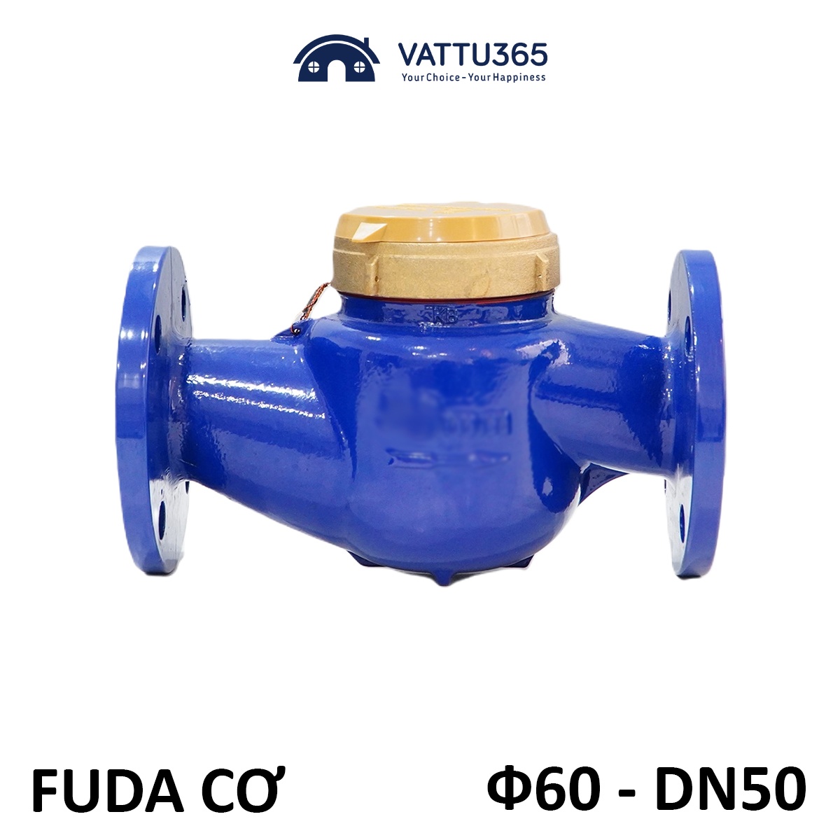 Đồng hồ nước cơ Fuda Phi 60 - DN50 | Hàng chính hãng