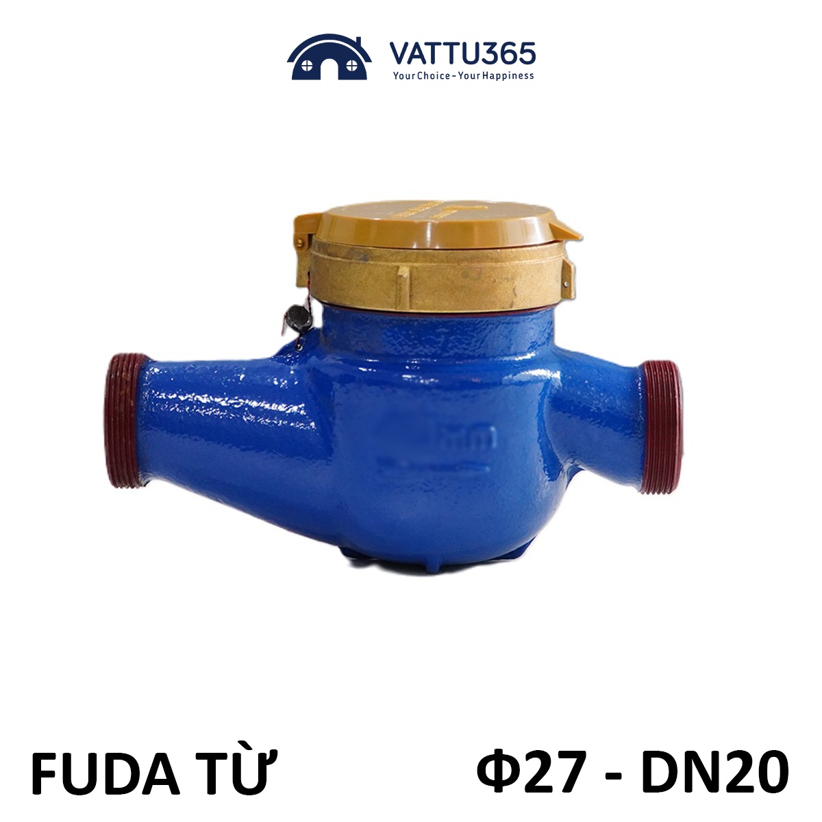 Đồng hồ nước từ Fuda Phi 27 - DN20 | Hàng chính hãng