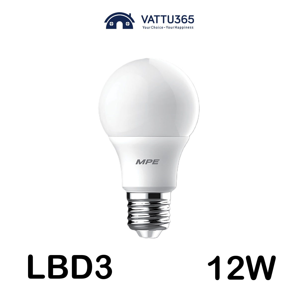 Đèn LED Bulb MPE 12W LBD3-12T/V