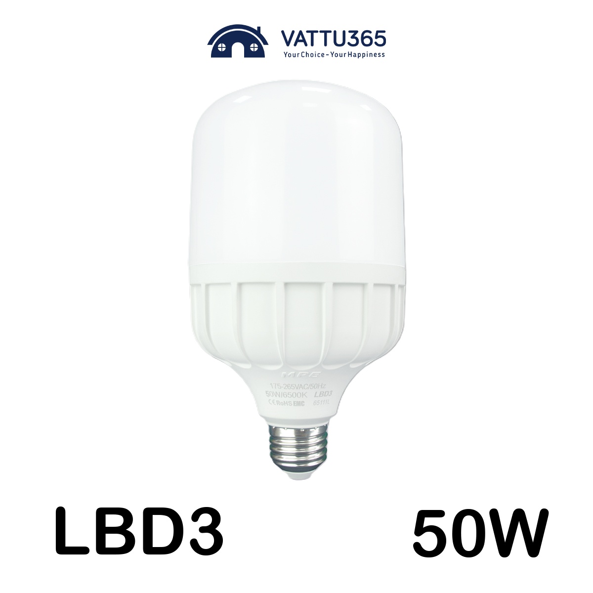 Đèn LED Bulb MPE 50W LBD3-50T/V