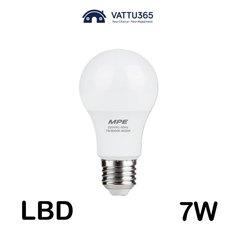 Bóng đèn LED Bulb 7W MPE LBD-7