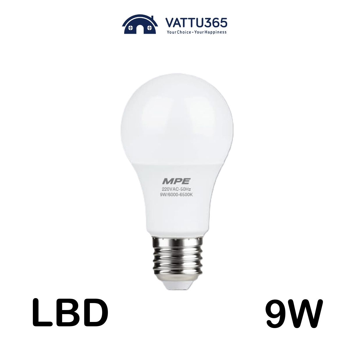 Bóng đèn LED Bulb 9W MPE LBD-9