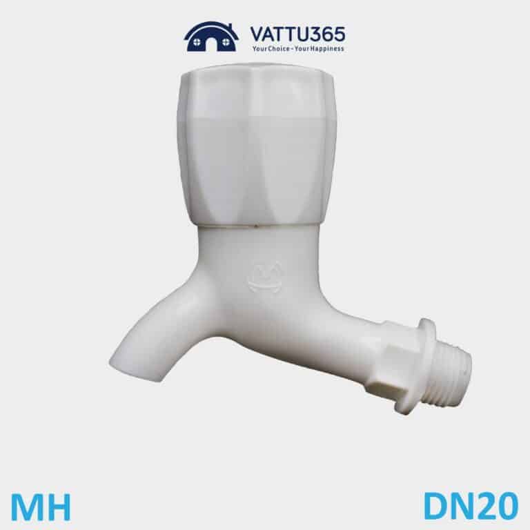Vòi nước nhựa núm vặn MH DN20 Phi 27