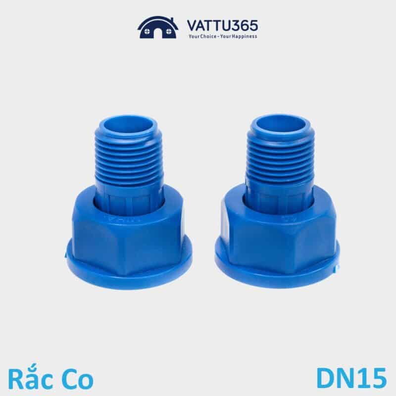 Rắc co nhựa đồng hồ nước Minh Hòa phi 21 DN15