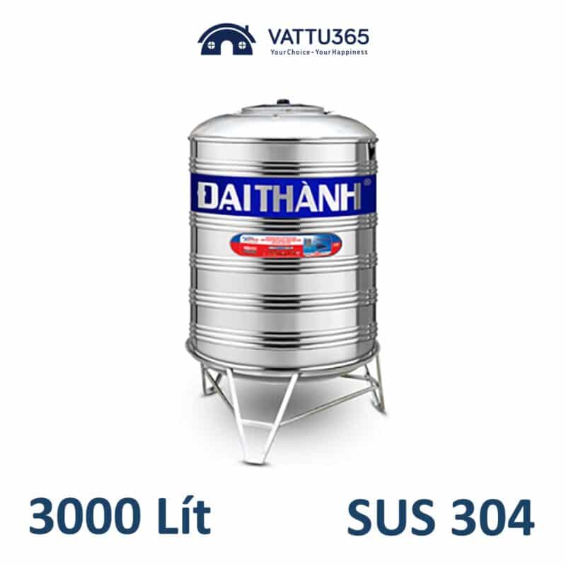 Bồn nước Đại Thành 3000 lít đứng Inox 304