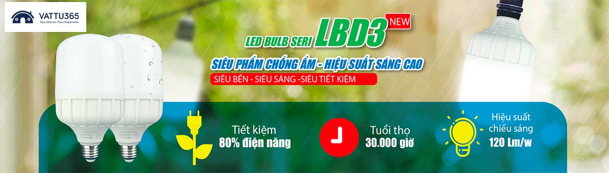 Dòng đèn LED Bulb MPE LBD3 mới 2024