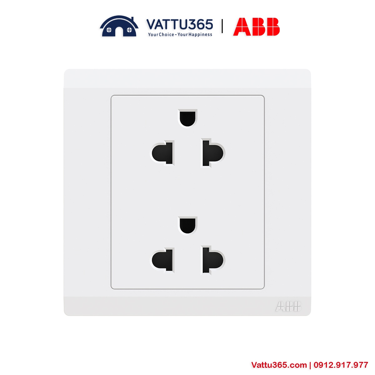 Bộ 2 ổ cắm 3 chấu 16A 2TCZ172008R0060 BL245 ABB 5 Yên tâm mua Bộ ổ cắm đôi 3 chấu 16AX 2TCZ172008R0060