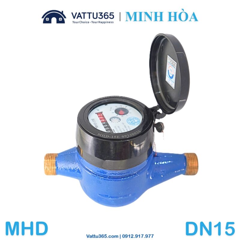 Đồng hồ đo nước thân đồng loại từ đa tia MHD - DN15