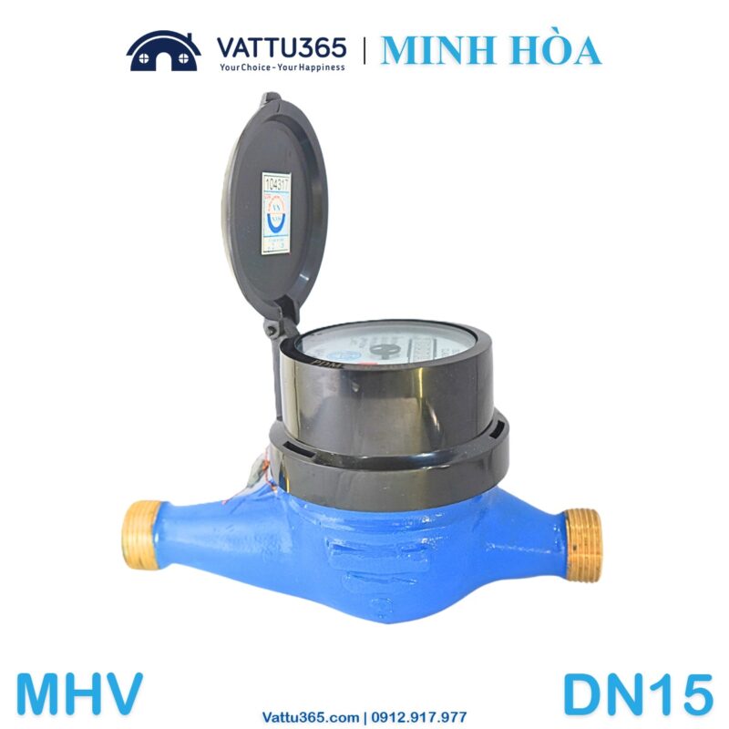 Đồng hồ đo nước thân đồng loại từ đa tia MHV - DN15