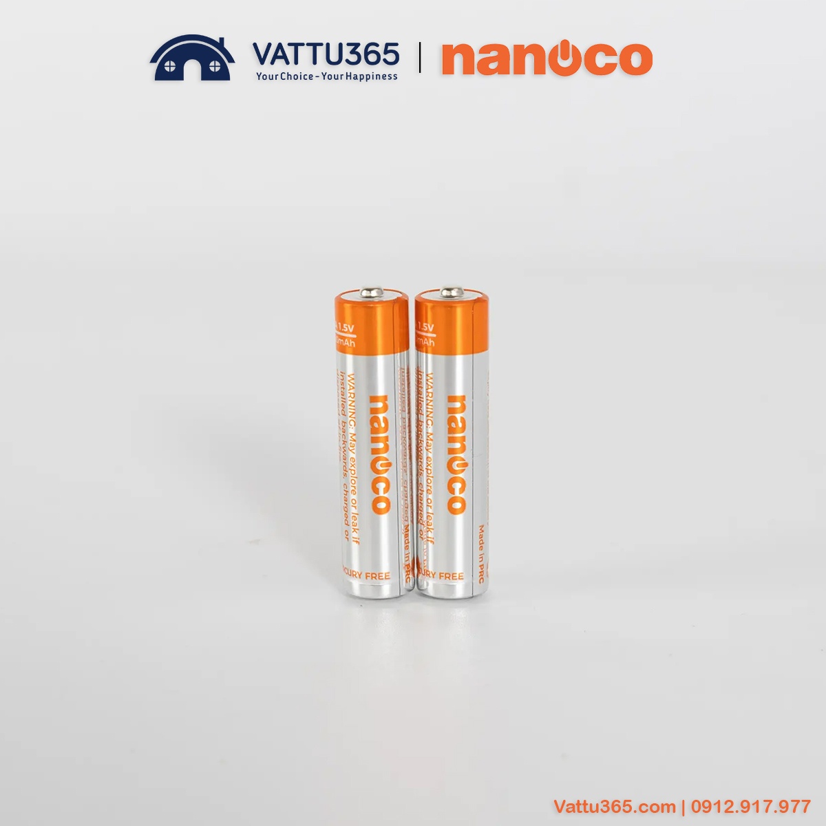 Pin AAA 2 viên Alkaline Nanoco NLR03-2 1 Pin AAA Nanoco vỉ 2 viên NLR03-2