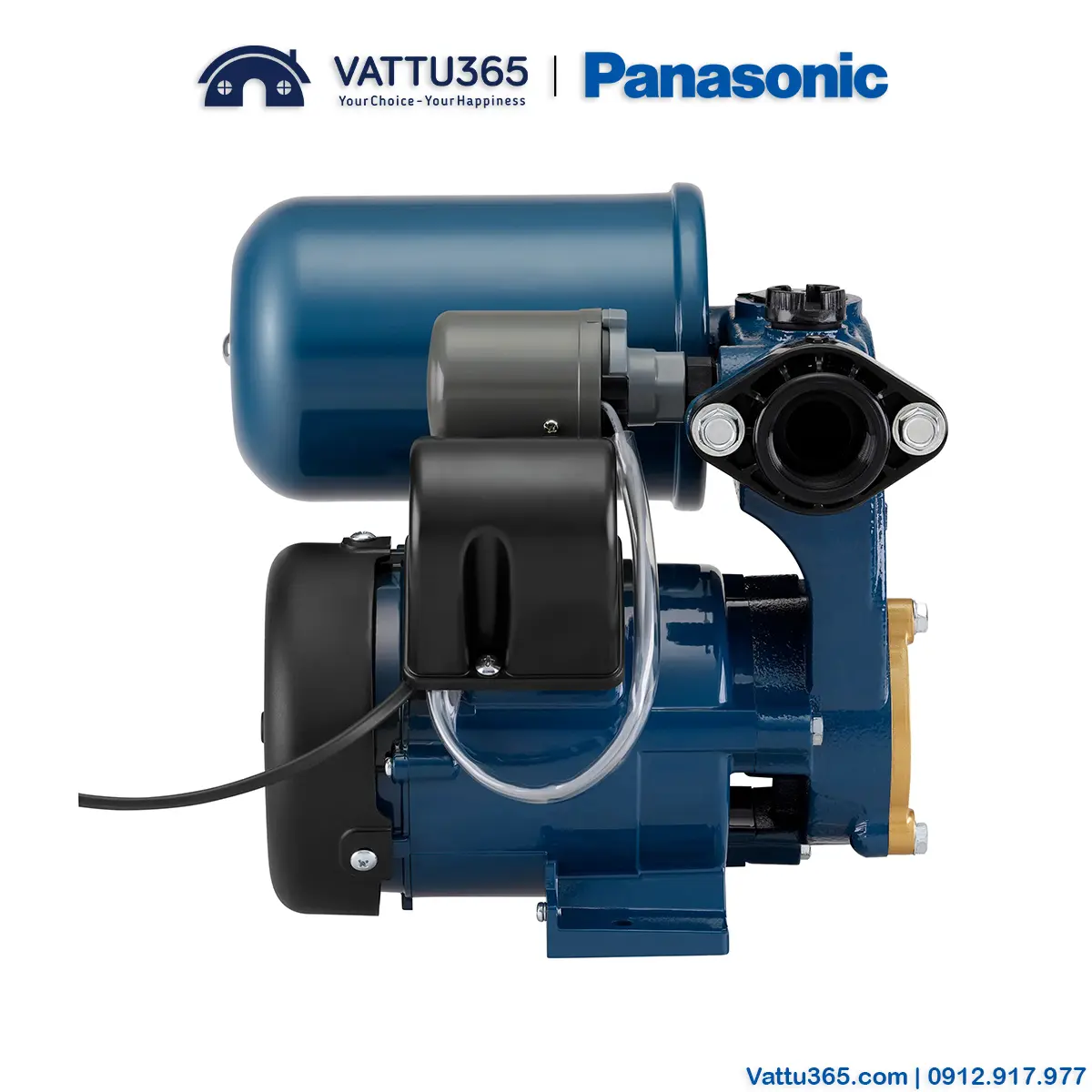 Máy bơm tăng áp Panasonic A-201JAK 200W | Dây điện 125cm + phích cắm 1 Máy bơm tăng áp Panasonic A-201JAK được Vật Tư 365 phân phối chính hãng tại thị trường Việt Nam với nhiều ưu đãi hấp dẫn